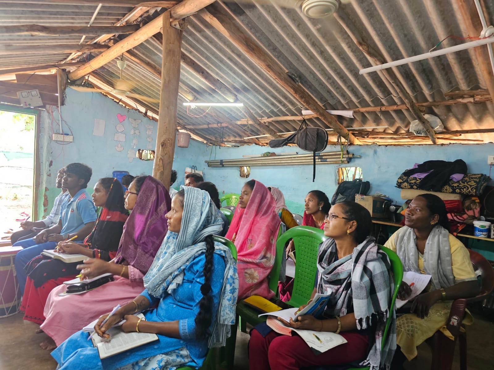Children enjoying resources